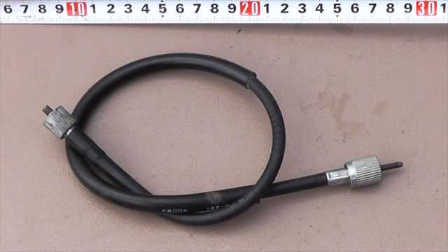 画像の拡大・明るさの変更ができます。 モンキー6V Z50J-1632 の スピードメーターワイヤーの画像1