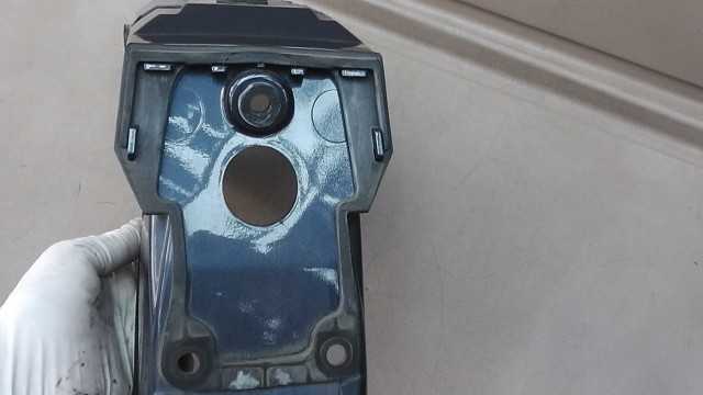 画像の拡大・明るさの変更ができます。 カブ 50 FI カスタム AA01 の リアフェンダー キズの画像3