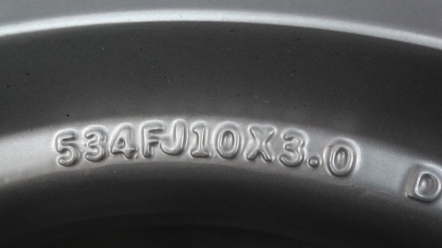 画像の拡大・明るさの変更ができます。 トップボーイ RFBSF10AF3AY の フロントホイール タイヤ付の画像4