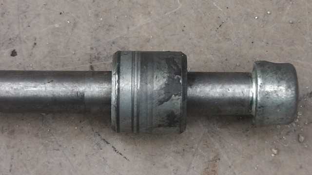 画像の拡大・明るさの変更ができます。 カブ90(CUB) 6V HA02 の フロントアクスルシャフトの画像2