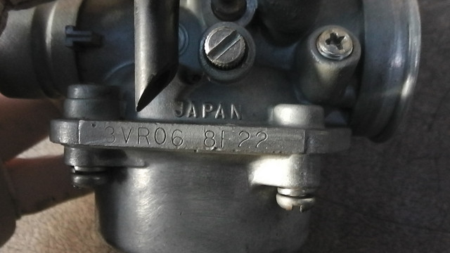 アクシス90 3VR-197xxx の キャブレター