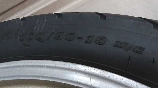 画像の拡大・明るさの変更ができます。 SRX250F 51Y-0157xxx の リアホイール タイヤの画像2