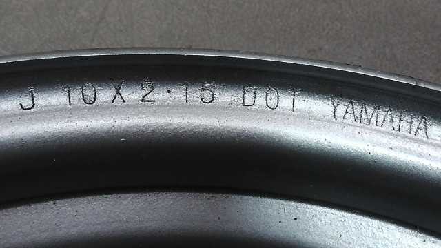 画像の拡大・明るさの変更ができます。 リモコンジョグ SA16J-452xxx の フロントホイールの画像2